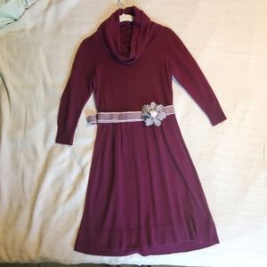 3/4 sleeve knit dress